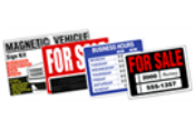 GARVEY SIGN KITS/PRINTED PLASTIC SIGNS